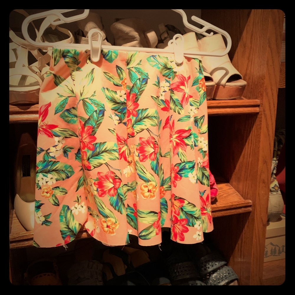 Floral Mini Skirt